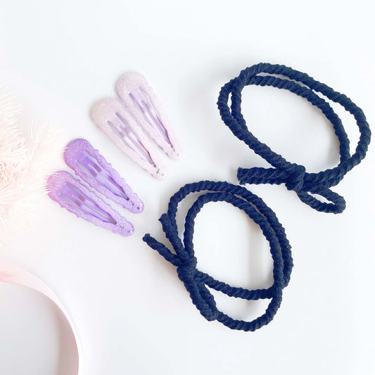 Classic | Lace Clips & Flurry Knotted Ties