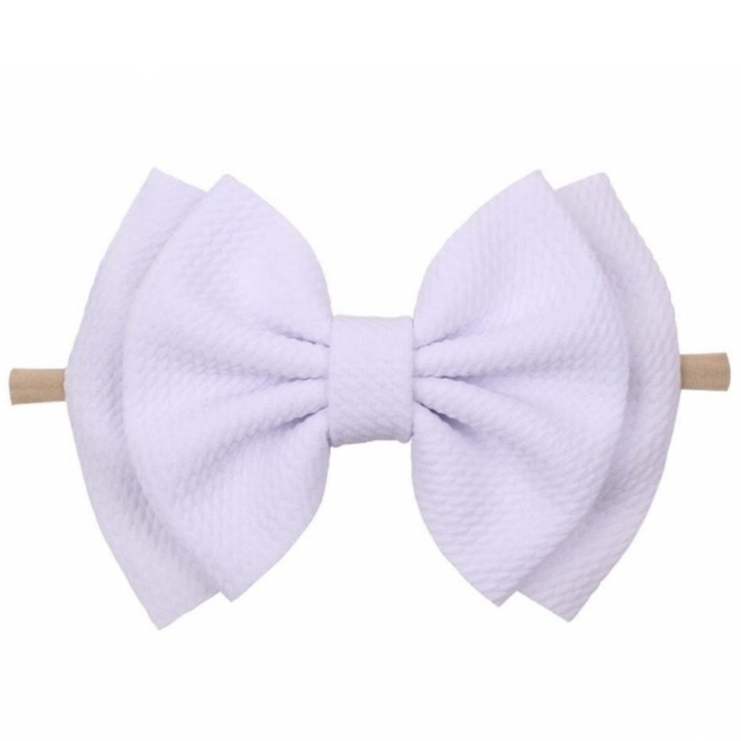 White | Waffle Headband
