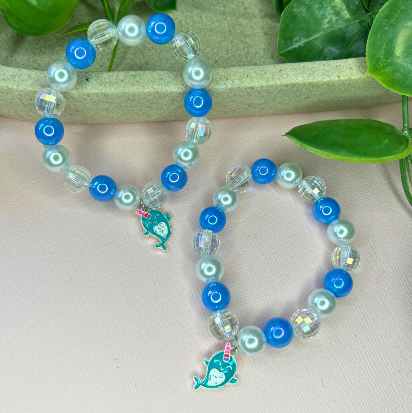 Unicorn Whale | Beaded Bracelet