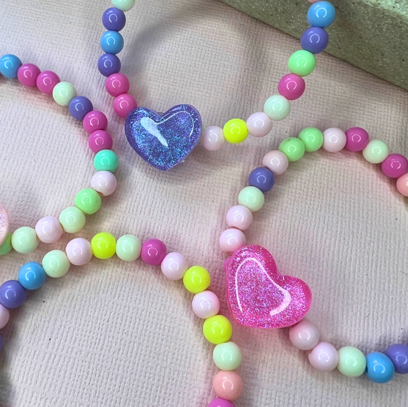 Rainbow Heart | Beaded Bracelet