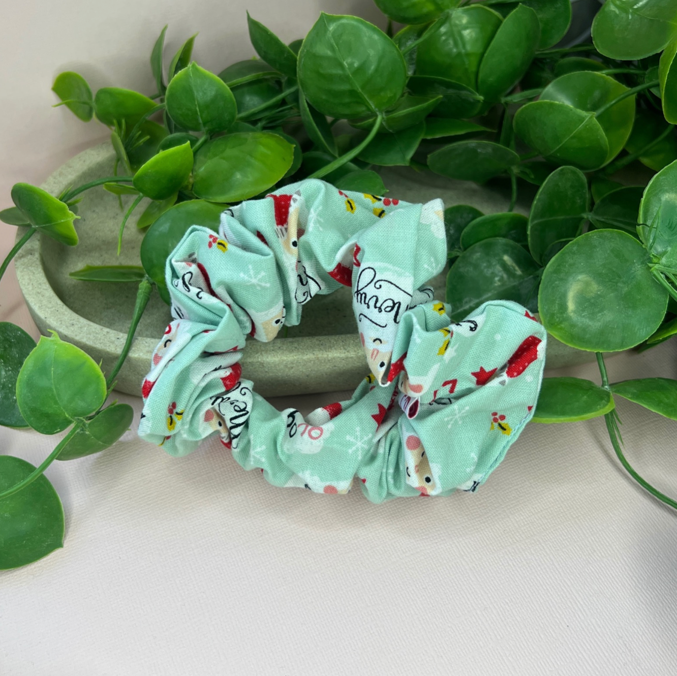 Jolly Santa | Christmas Scrunchie