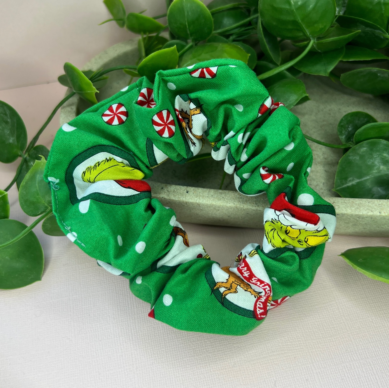 Grinch | Christmas Scrunchie