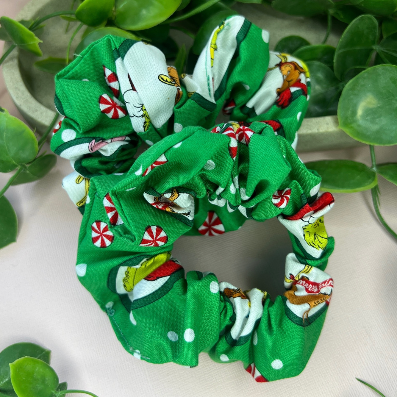 Grinch | Christmas Scrunchie