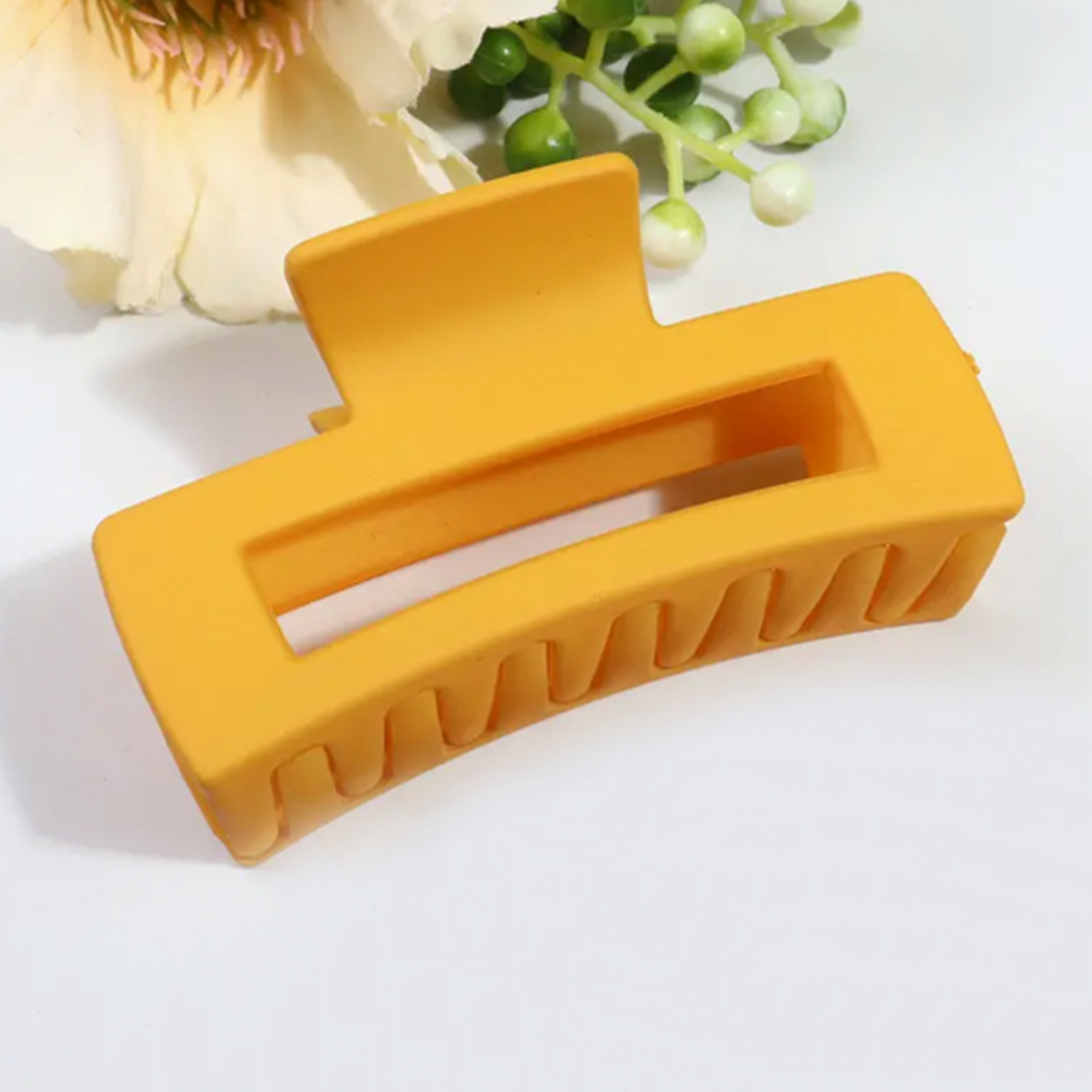 Honey | Rectangle Claw Clip