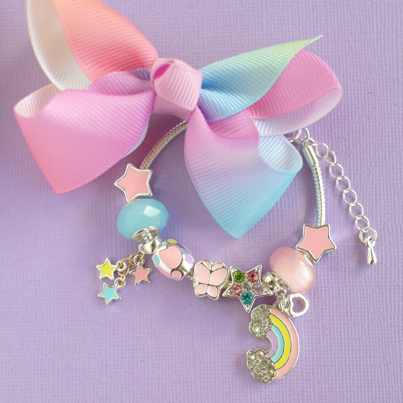 Somewhere Over the Rainbow Charm Bracelet