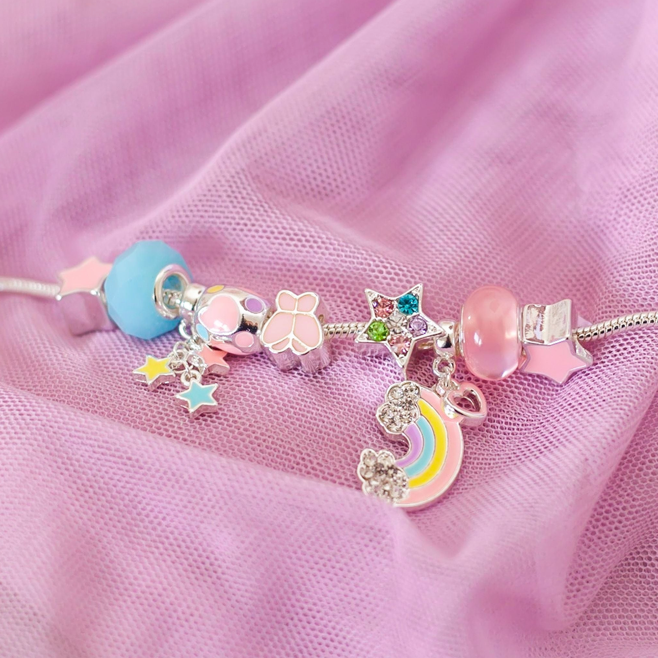 Somewhere Over the Rainbow Charm Bracelet