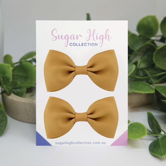 Gold | Petite Hair Bows
