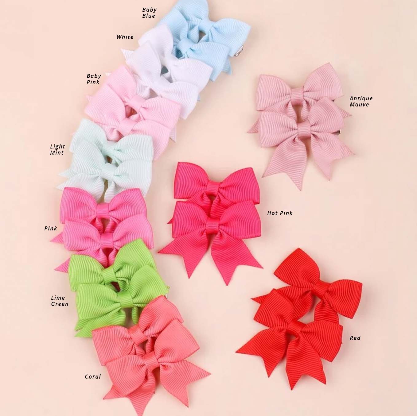 Baby Blue | Mini Sailor Bows