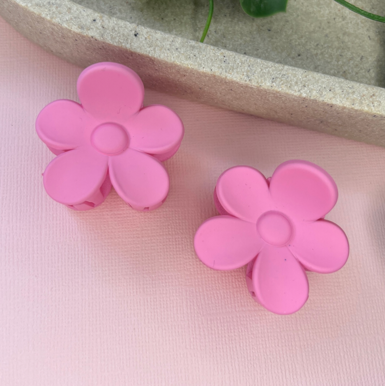 Pink | Mini Daisy Hair Clip