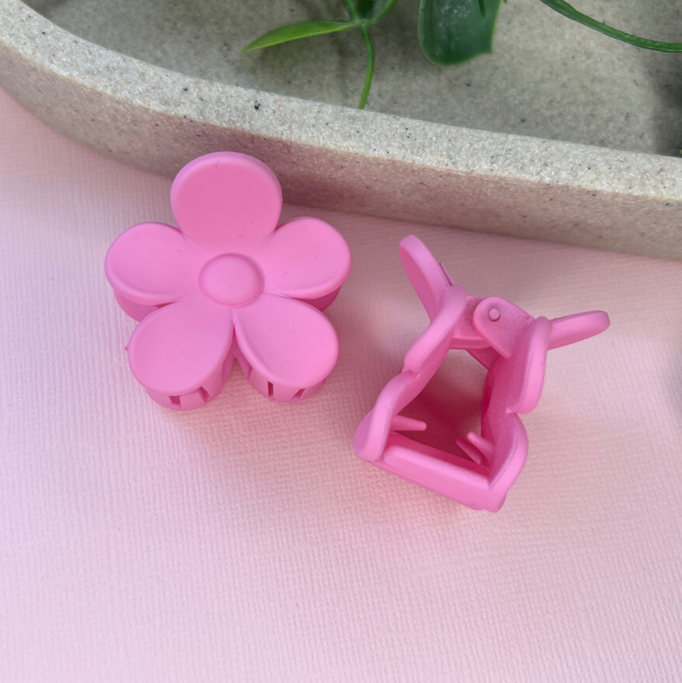 Pink | Mini Daisy Hair Clip
