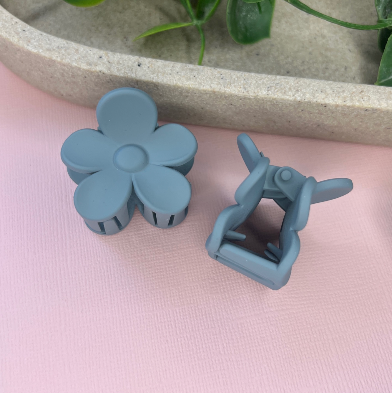 Turquoise | Mini Daisy Hair Clip