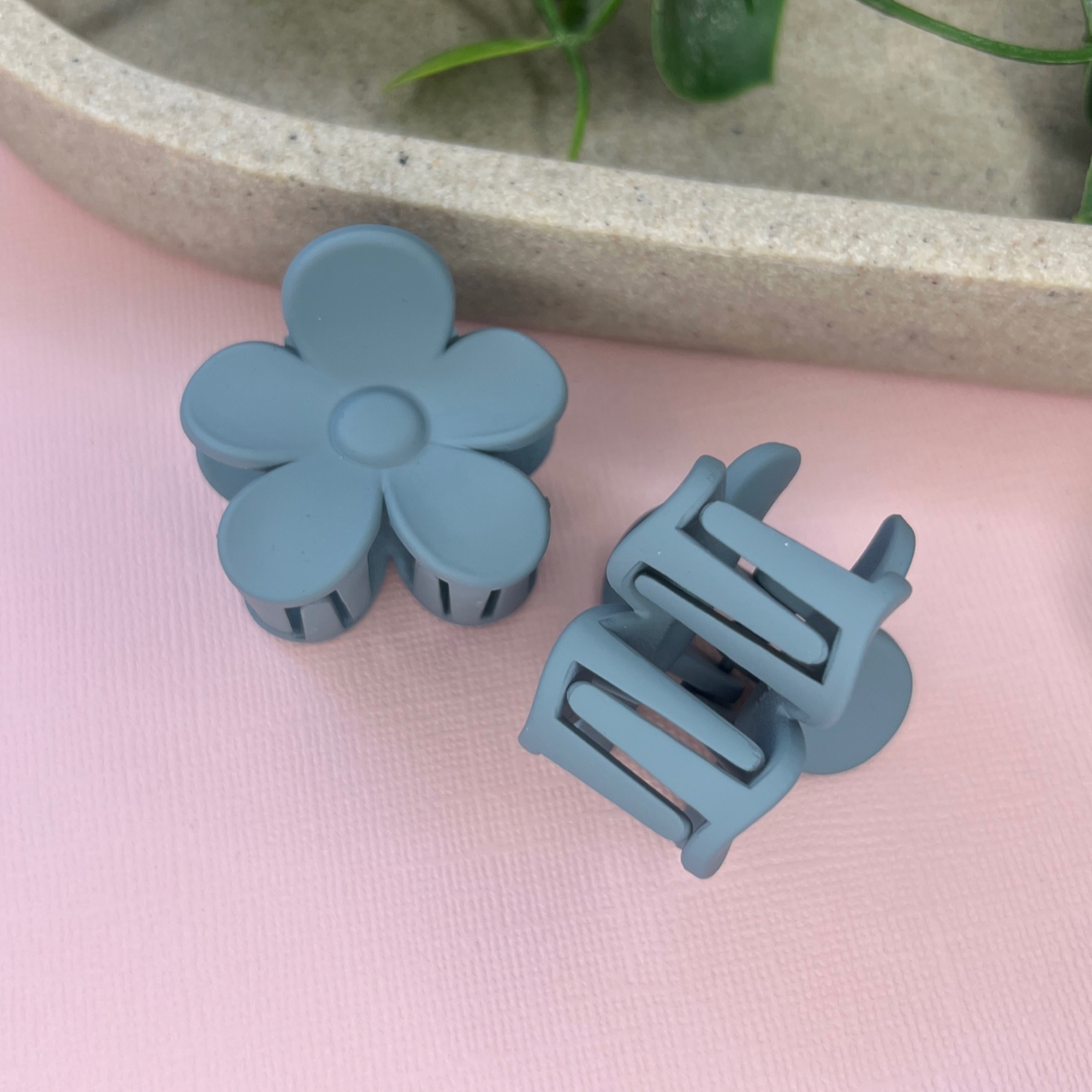 Turquoise | Mini Daisy Hair Clip
