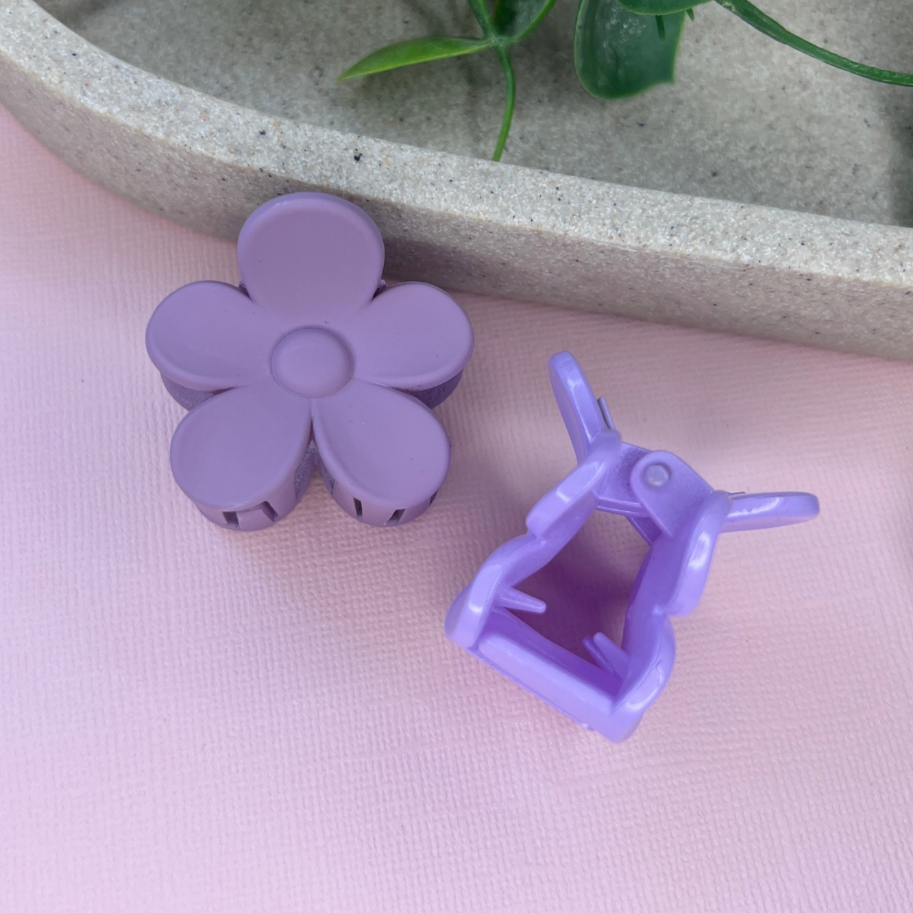 Lilac | Mini Daisy Hair Clip