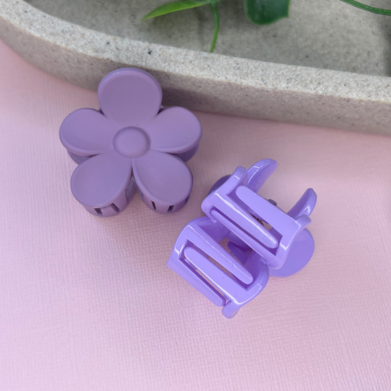 Lilac | Mini Daisy Hair Clip