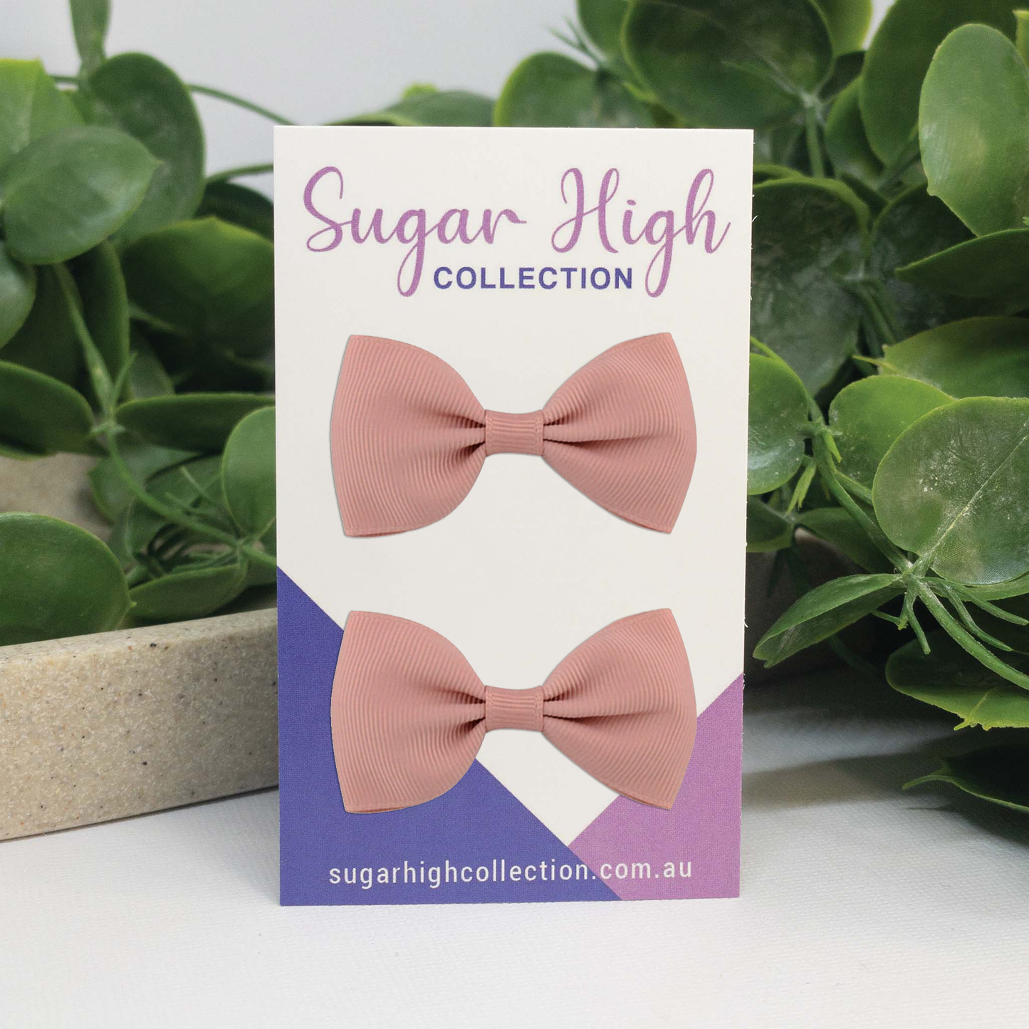 Dusty Rose | Petite Hair Bows