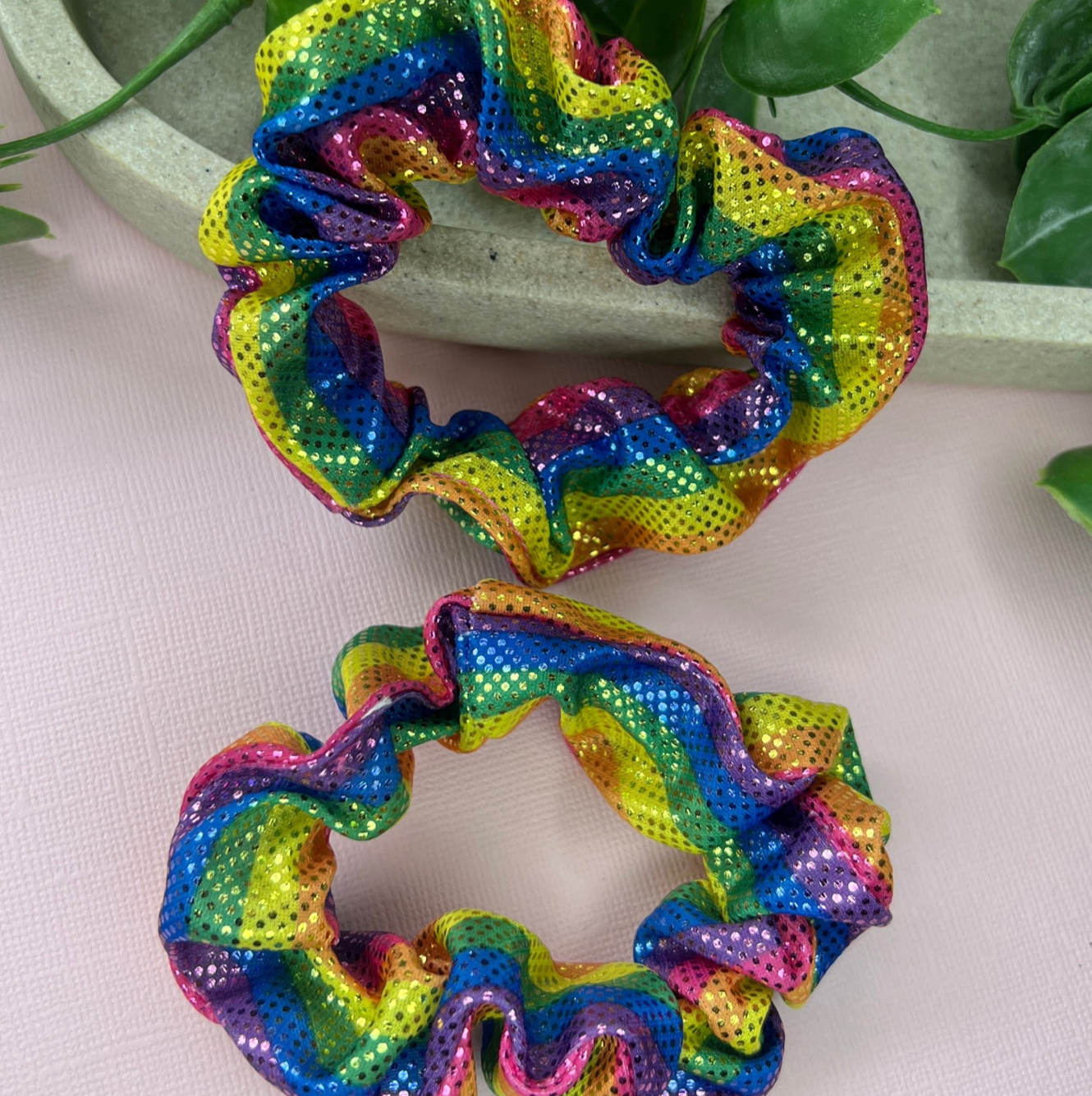 Rainbow Stripe | Unicorn Scrunchie