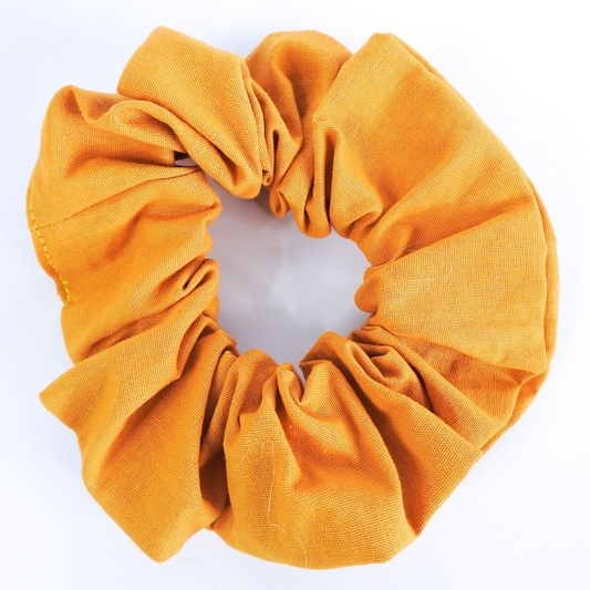 Mustard | Solid Scrunchie