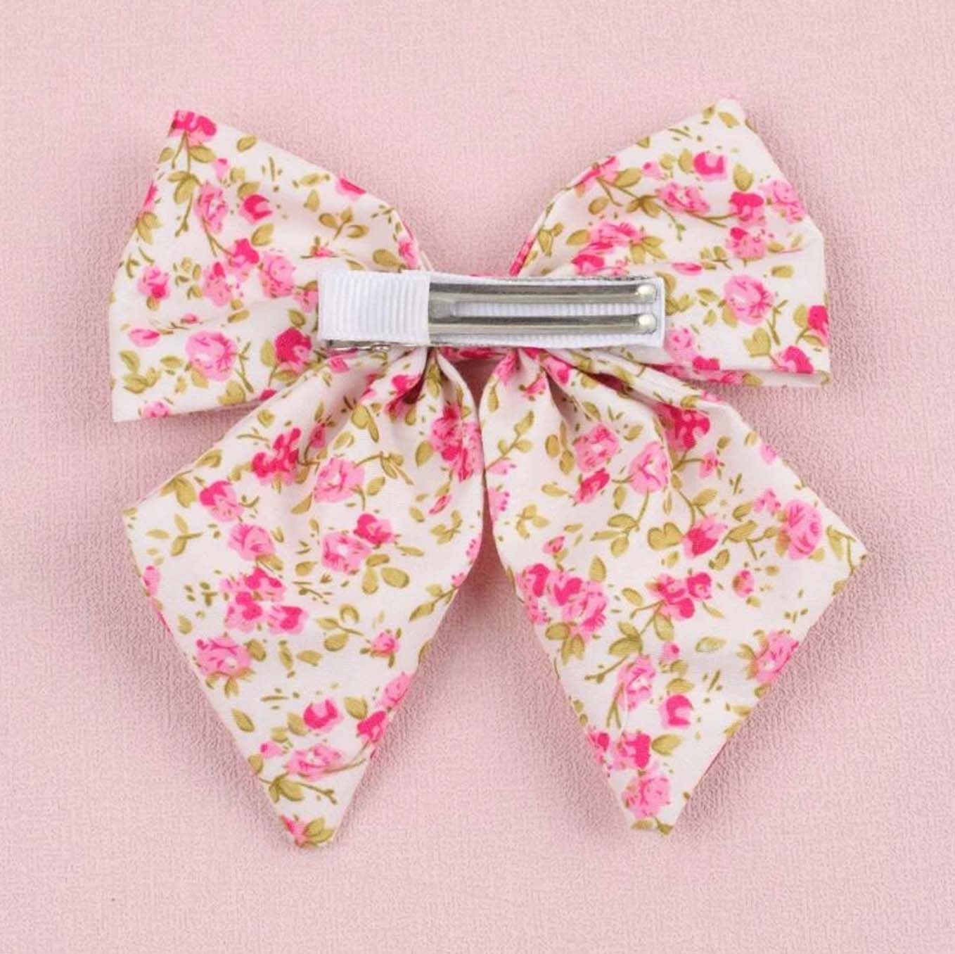 Floral | Hair Bow Clip