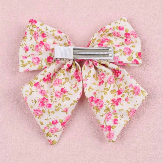 Floral | Hair Bow Clip