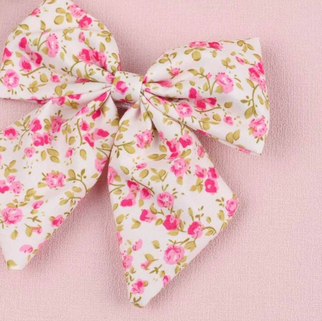 Floral | Hair Bow Clip