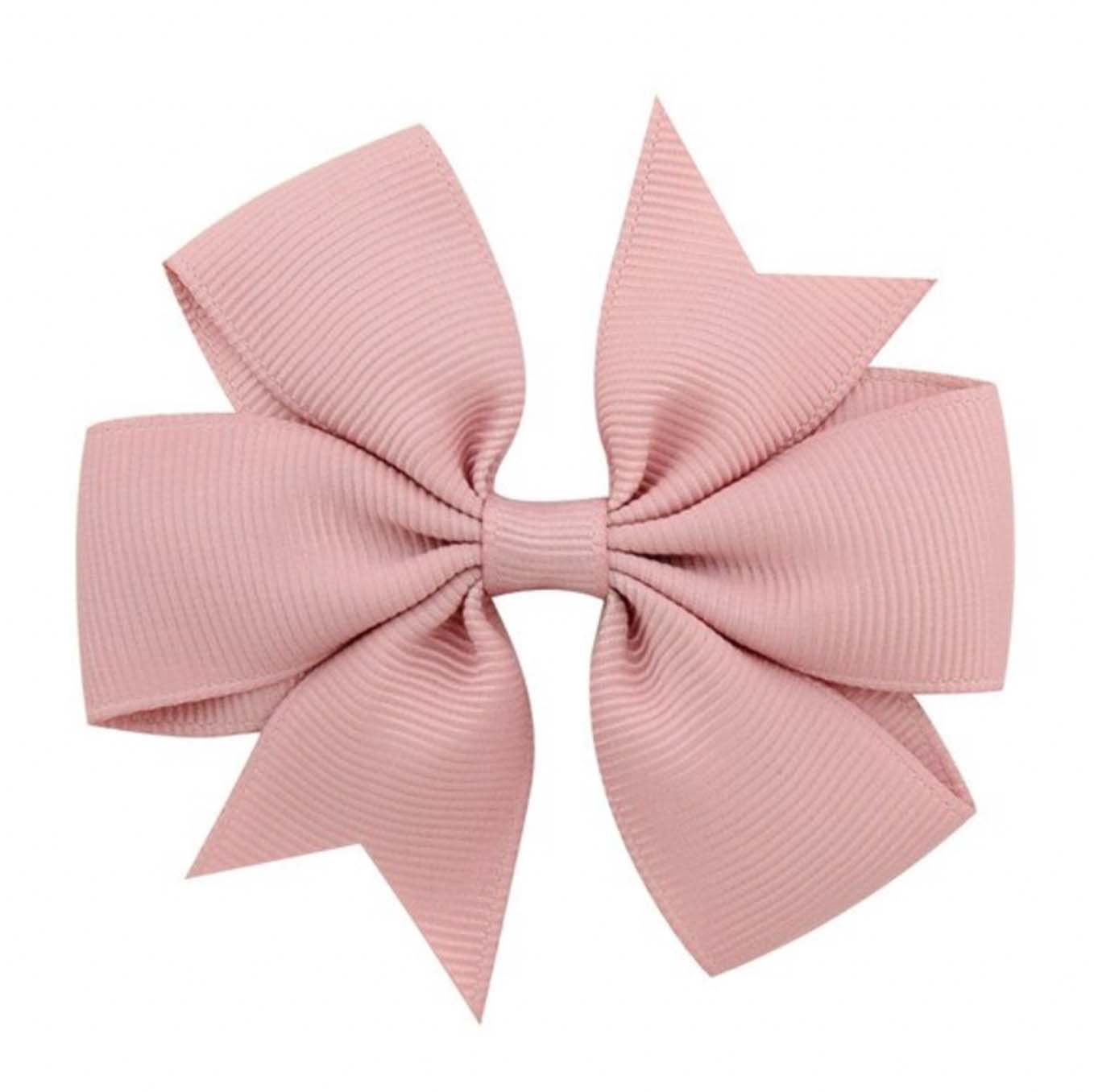Dusty Rose | Pinwheel Hair Bow