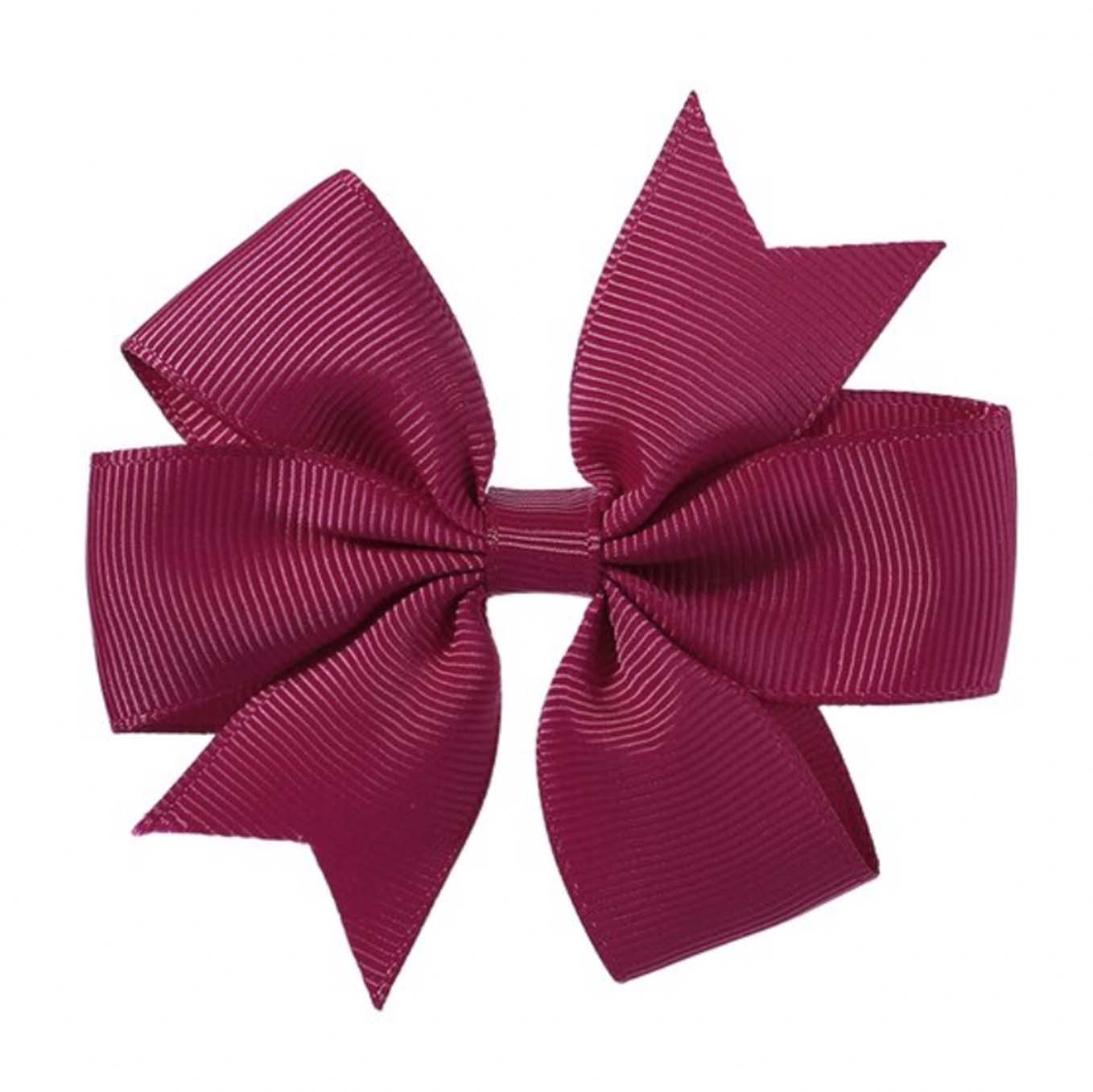 Maroon | Pinwheel Hair Bow