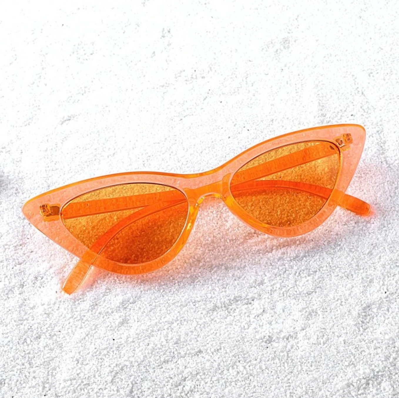 Orange cat online eye sunglasses