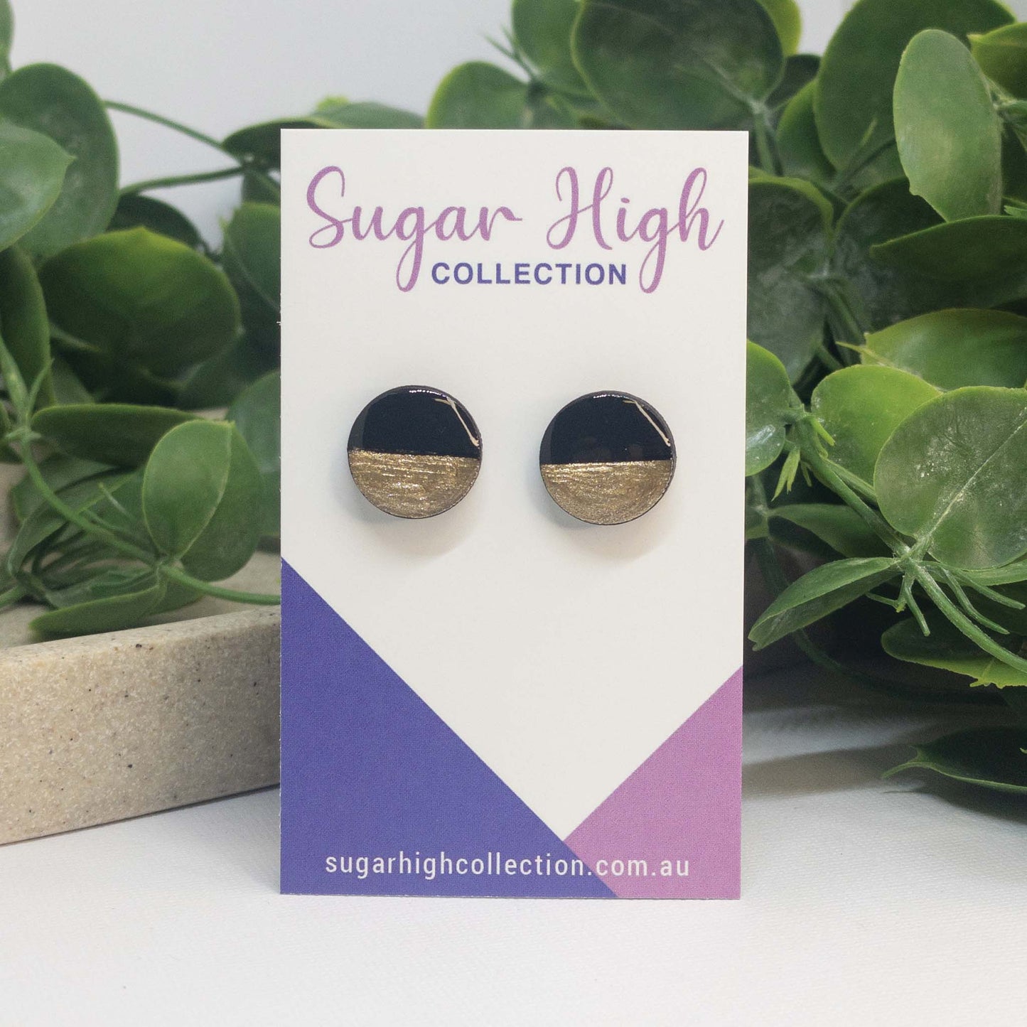 Rich & Moody | Wooden Stud Earrings