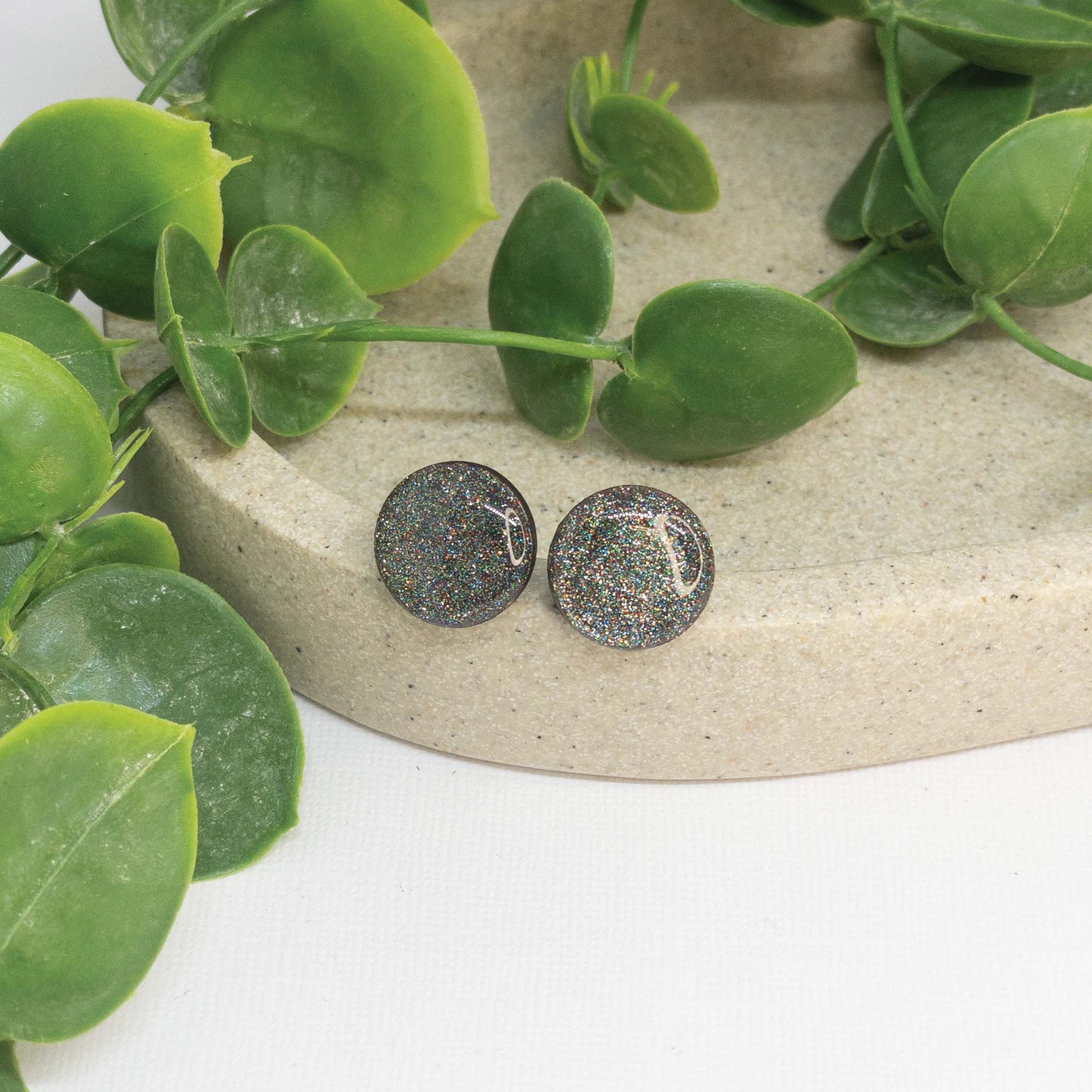 Twinkle Twinkle | Wooden Stud Earrings