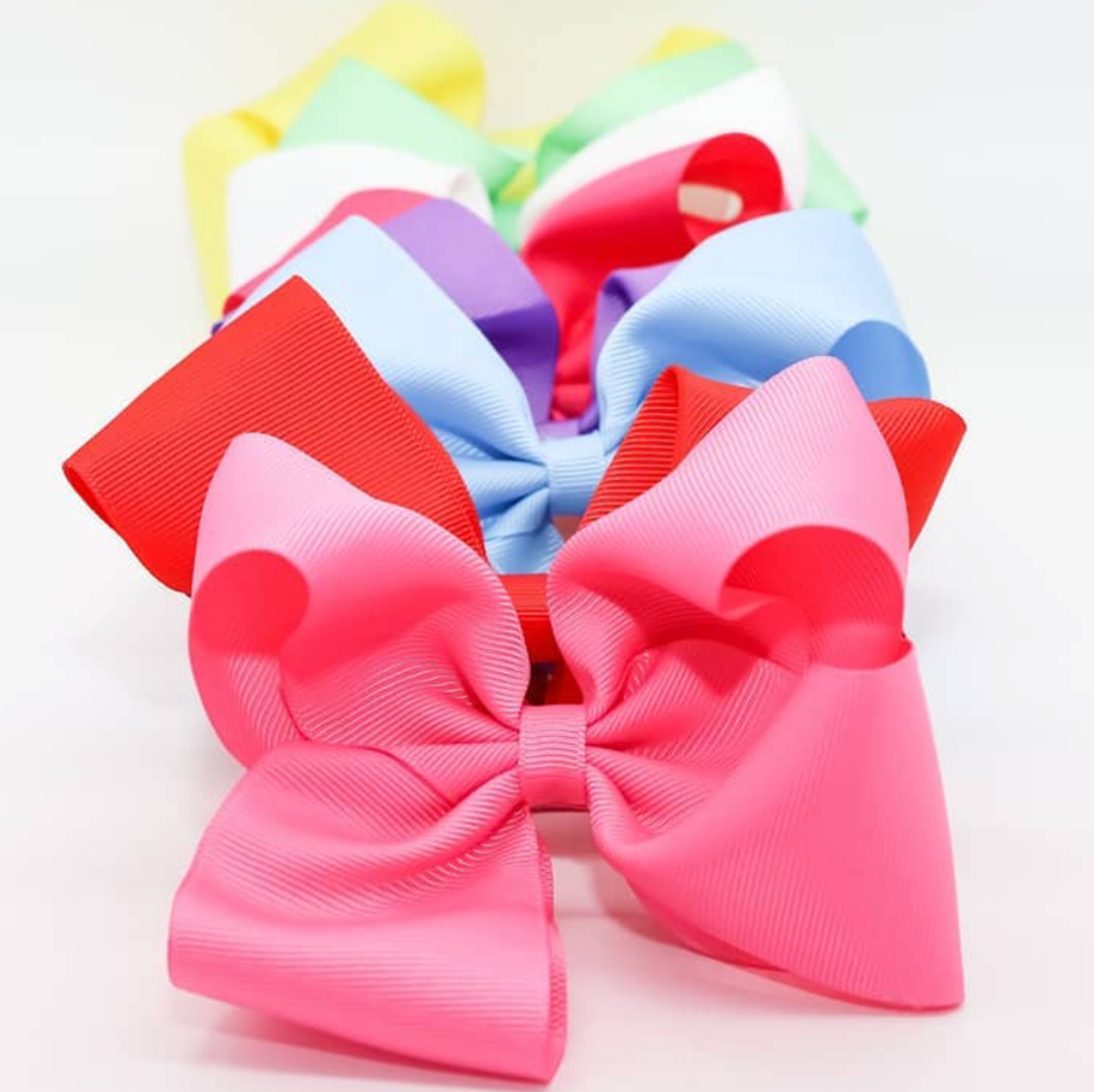 Light Pink | Zali Girl Hair Bow - Large