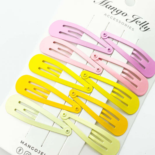 Lemon | Bright Colour Snap Clips
