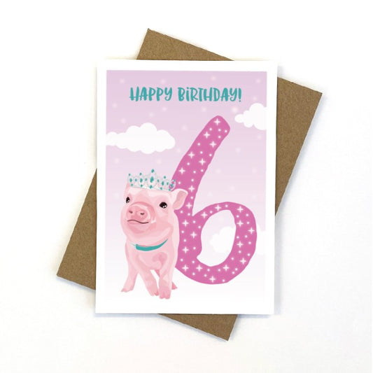 Penny The Pig | Birthday Card