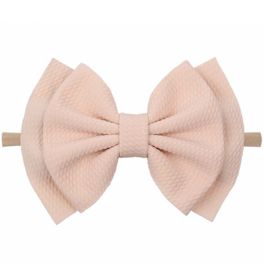 Peachy Cream | Waffle Headband