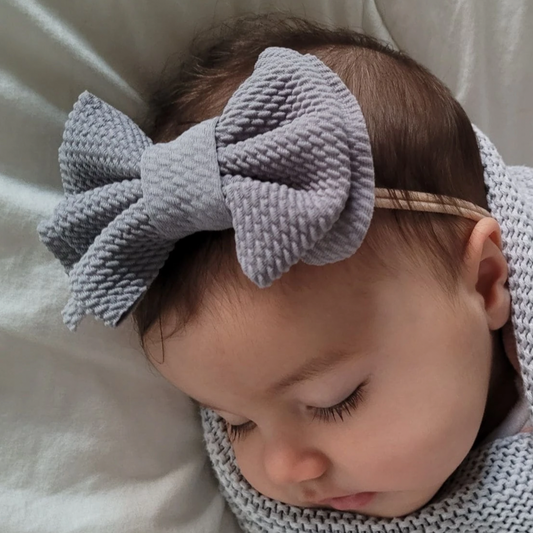 Grey | Waffle Headband
