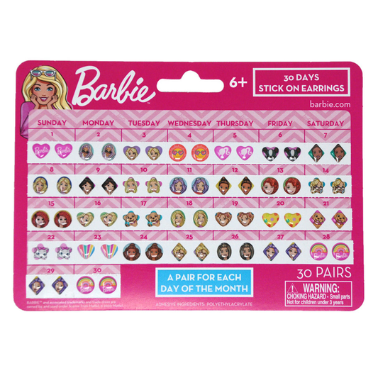 Barbie | 30 Day Stick On Earrings