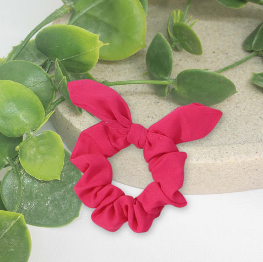 Bubblegum Pink | Bow Scrunchie