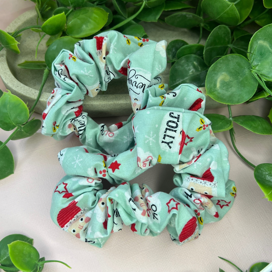 Jolly Santa | Christmas Scrunchie