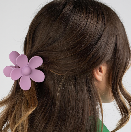 Orange | Large Daisy Hair Clip
