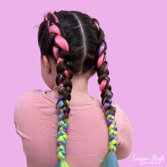 Party Gal | Coloured Braiding Hair Extensions