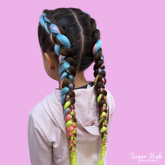 Paradise Sparkle | Coloured Braiding Hair Extensions