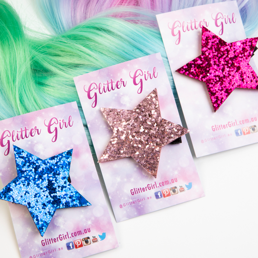 Frozen Blue | Star Hair Clip