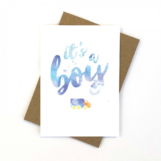 It's A Boy | Baby Card