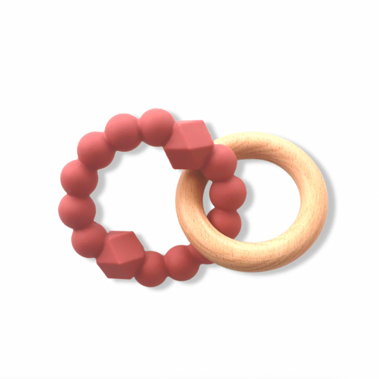 Dusty Pink | Moon Teether