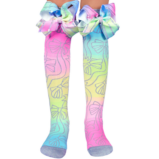 Sparkly Bow Socks