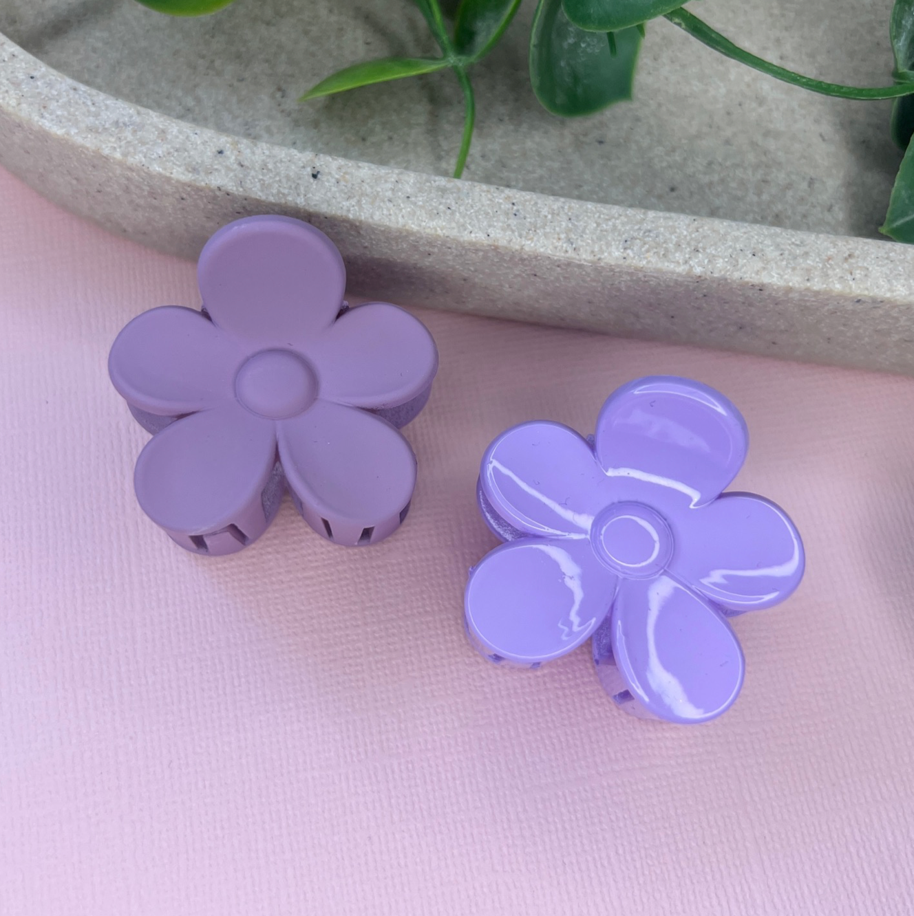 Lilac | Mini Daisy Hair Clip