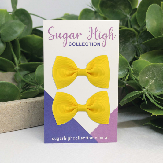 Yellow | Petite Hair Bows