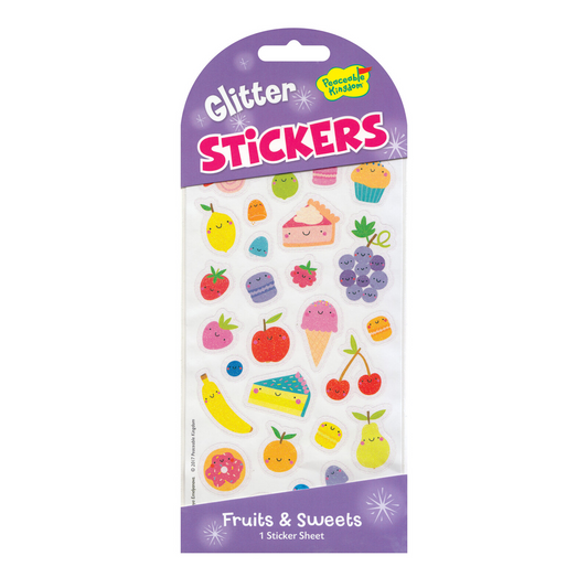 Fruits & Sweets | Glitter Stickers