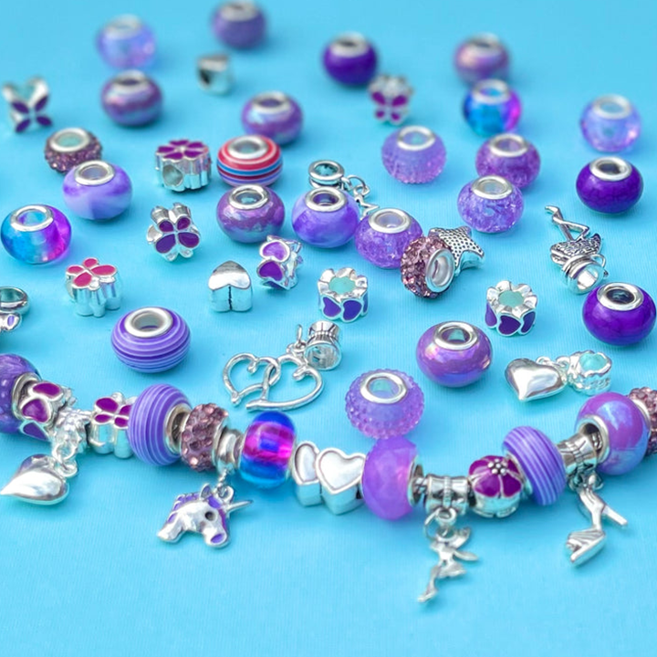 Purple | DIY Charm Bracelet Set