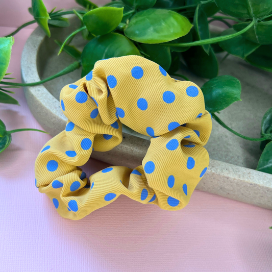 Gold | Polka Dot Scrunchie