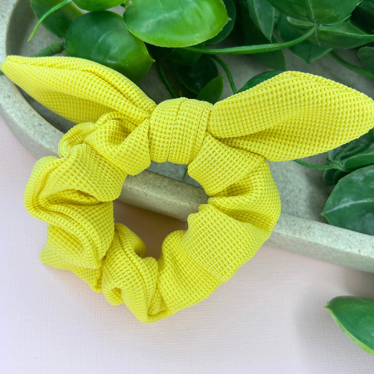 Yellow | Bow Scrunchie